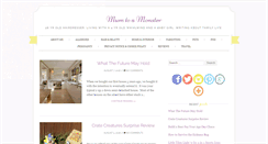 Desktop Screenshot of mumtoamonster.com